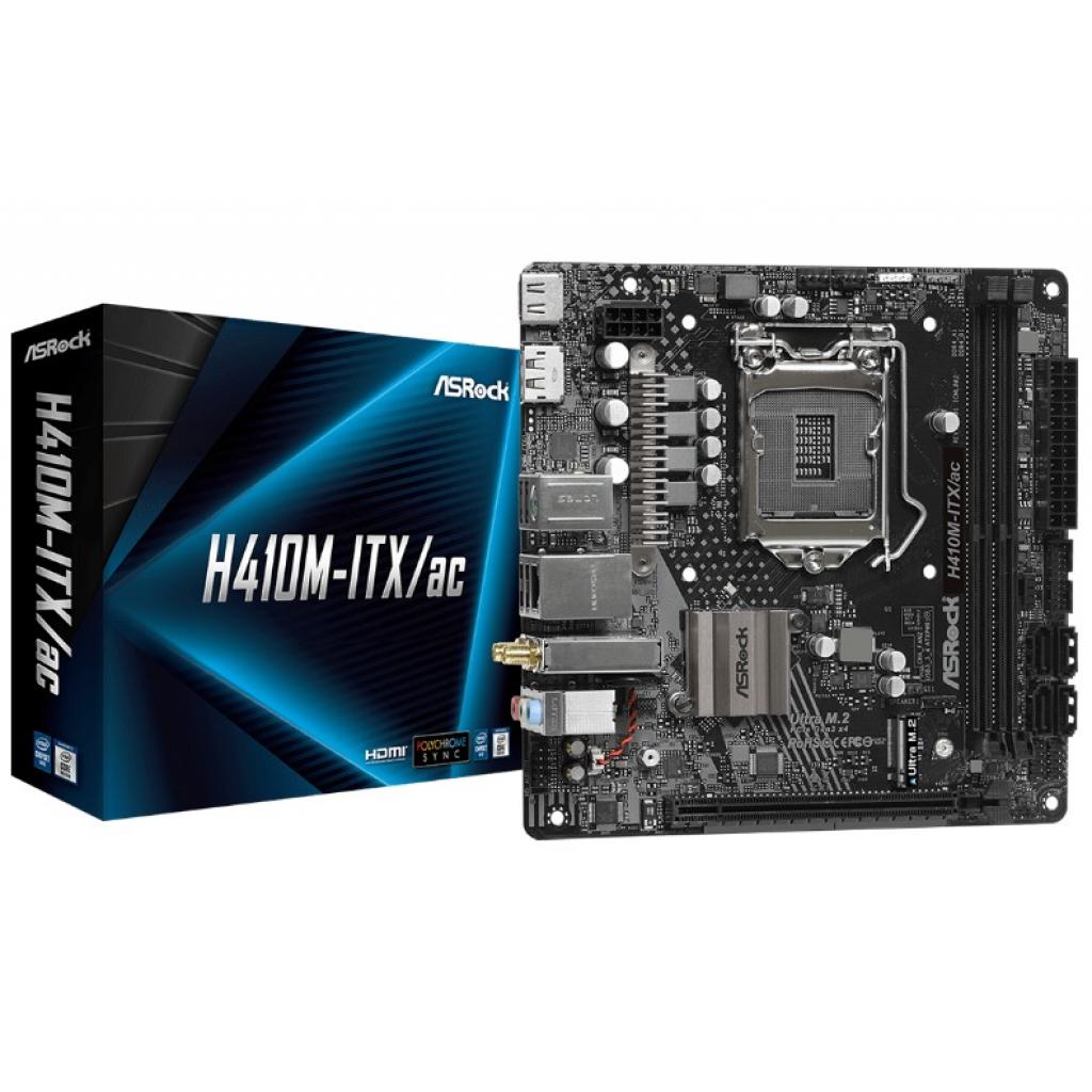 Материнська плата ASRock H410M-ITX/AC