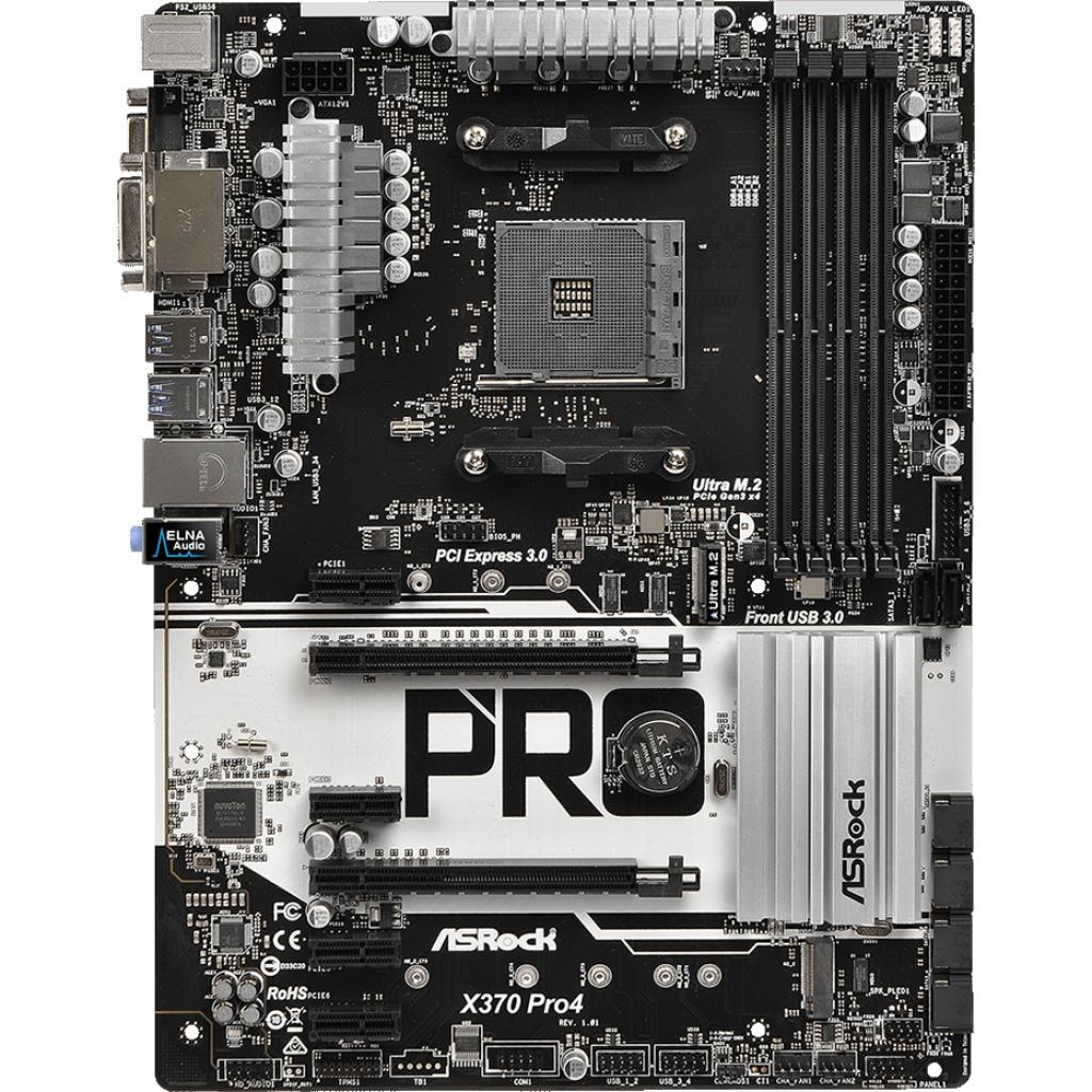 Материнська плата ASRock X370 PRO4