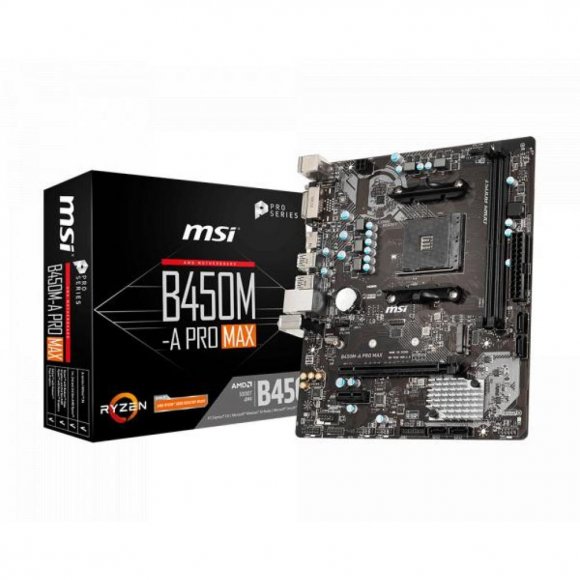 Материнська плата MSI B450M-A PRO MAX