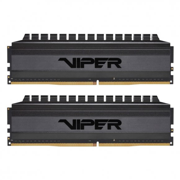 Модуль пам'яті для комп'ютера DDR4 16GB (2x8GB) 4000 MHz Viper 4 Blackout Patriot (PVB416G400C9K)