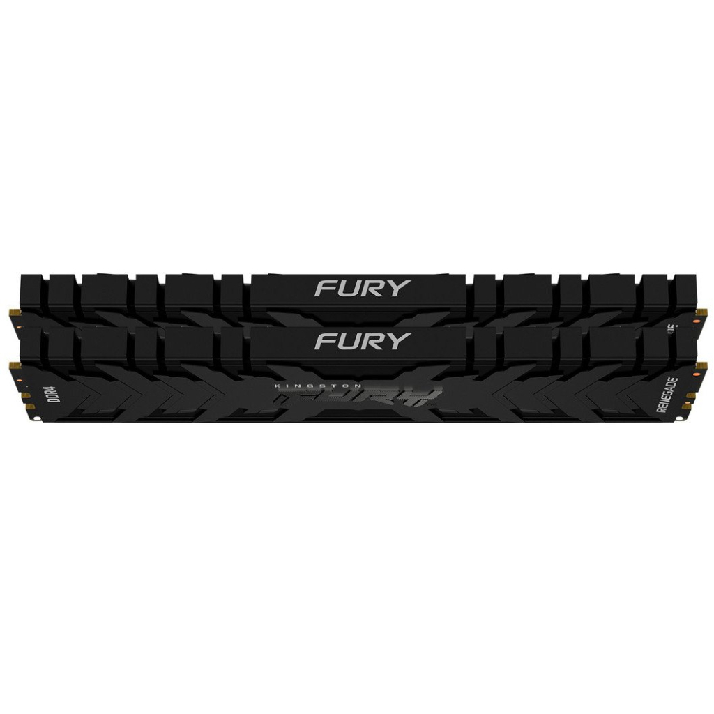 Модуль пам'яті для комп'ютера DDR4 16GB (2x8GB) 4600 MHz FURY Renegade Black Kingston Fury (ex.HyperX) (KF446C19RBK2/16)