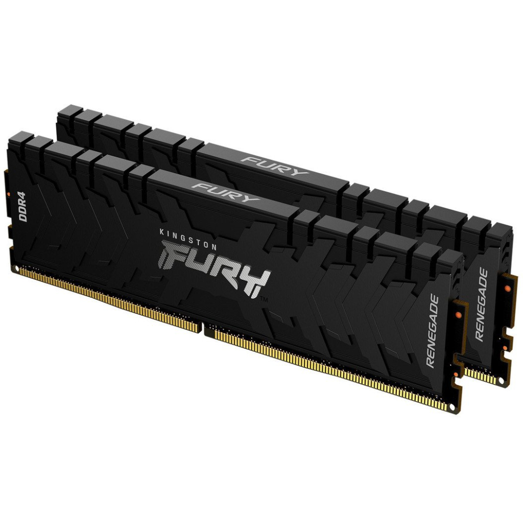 Модуль пам'яті для комп'ютера DDR4 16GB (2x8GB) 4600 MHz FURY Renegade Black Kingston Fury (ex.HyperX) (KF446C19RBK2/16)