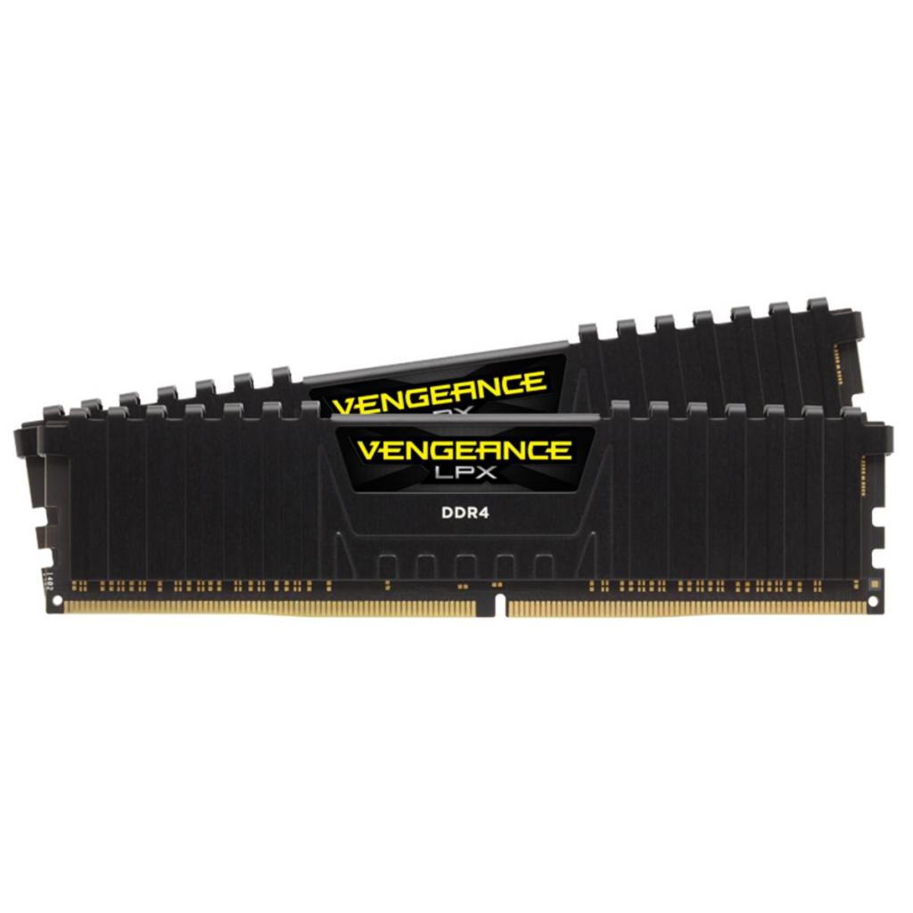 Модуль пам'яті для комп'ютера DDR4 32GB (2x16GB) 3200 MHz Vengeance LPX Black Corsair (CMK32GX4M2E3200C16)