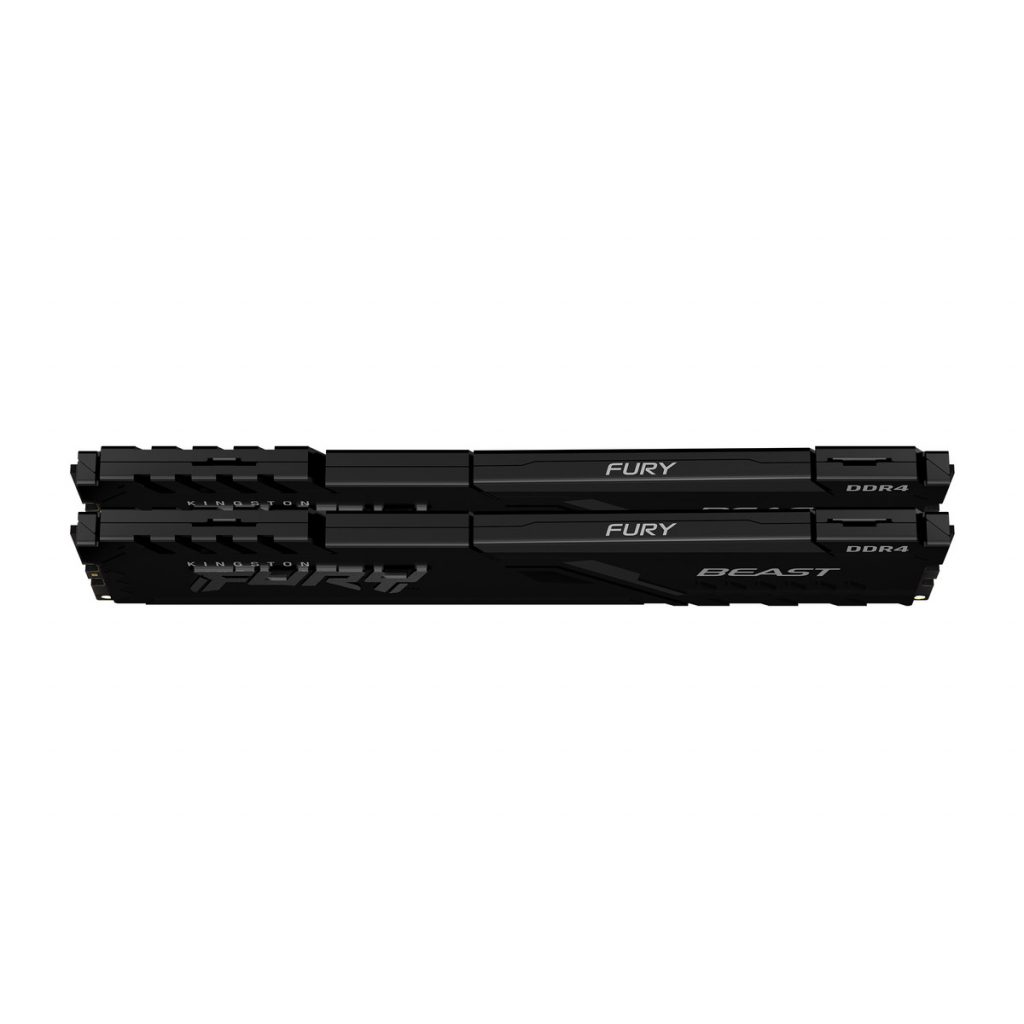 Модуль пам'яті для комп'ютера DDR4 8GB (2x4GB) 2666 MHz Fury Beast Black Kingston Fury (ex.HyperX) (KF426C16BBK2/8)