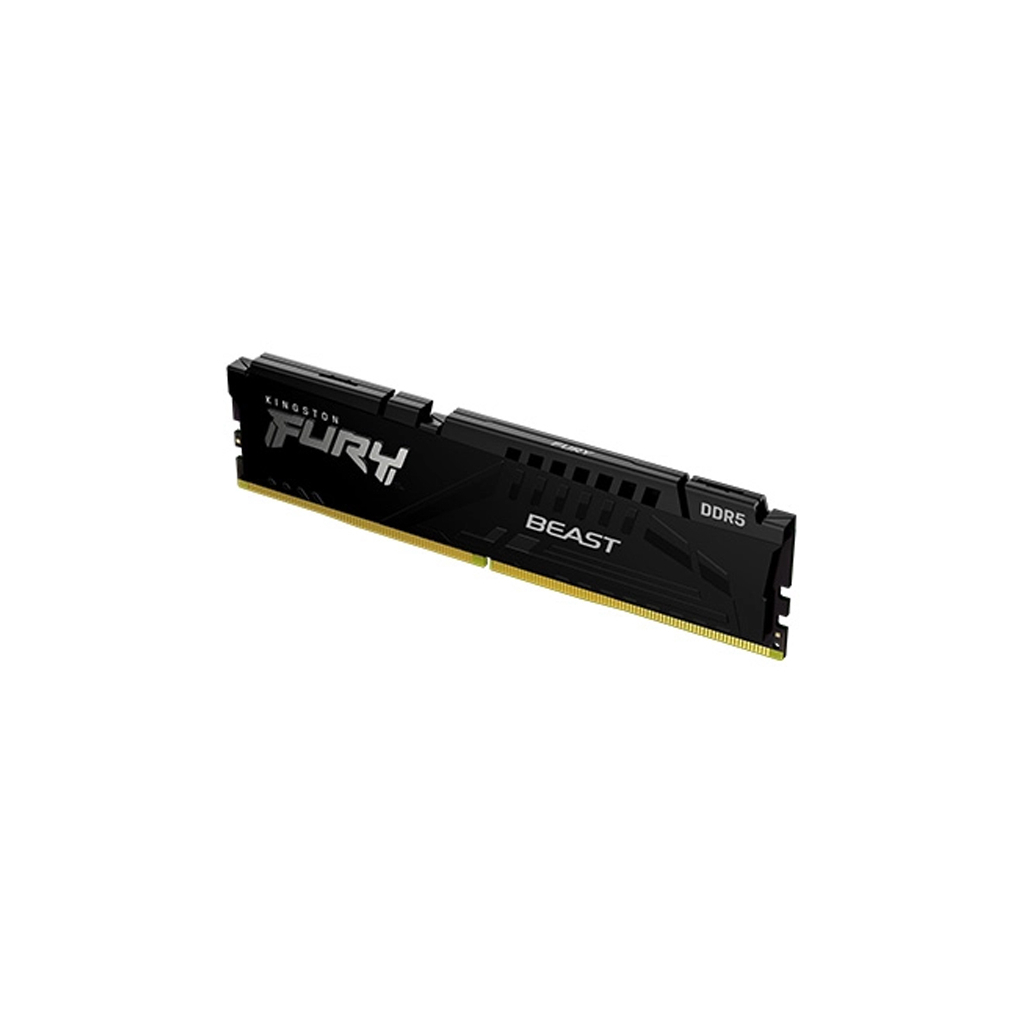 Модуль пам'яті для комп'ютера DDR5 16GB 6000 MHz Beast Black Kingston Fury (ex.HyperX) (KF560C40BB-16)
