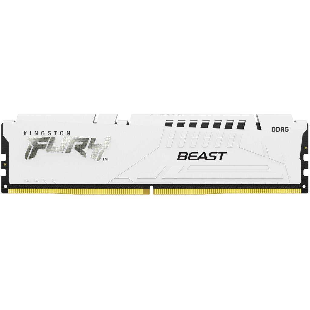 Модуль пам'яті для комп'ютера DDR5 32GB (2x16GB) 5200 MHz Beast EXPO White Kingston Fury (ex.HyperX) (KF552C36BWEK2-32)