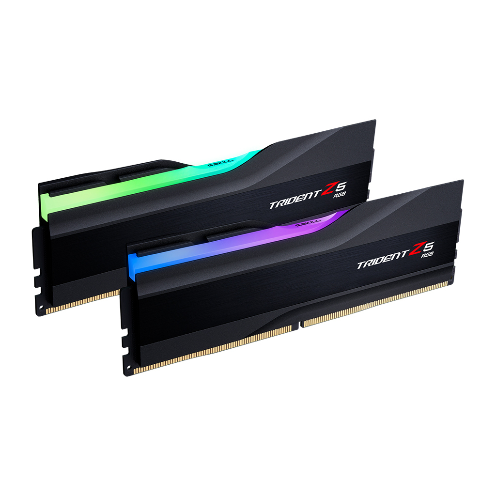 Модуль пам'яті для комп'ютера DDR5 32GB (2x16GB) 6000 MHz Trident Z5 RGB Black G.Skill (F5-6000J3040F16GX2-TZ5RK)