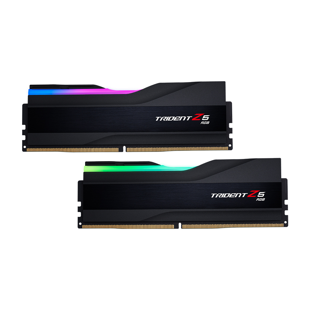 Модуль пам'яті для комп'ютера DDR5 32GB (2x16GB) 6000 MHz Trident Z5 RGB Black G.Skill (F5-6000J3040F16GX2-TZ5RK)