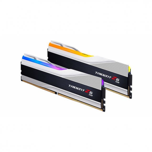 Модуль пам'яті для комп'ютера DDR5 32GB (2x16GB) 6000 MHz Trident Z5 RGB Silver G.Skill (F5-6000J3636F16GX2-TZ5RS)