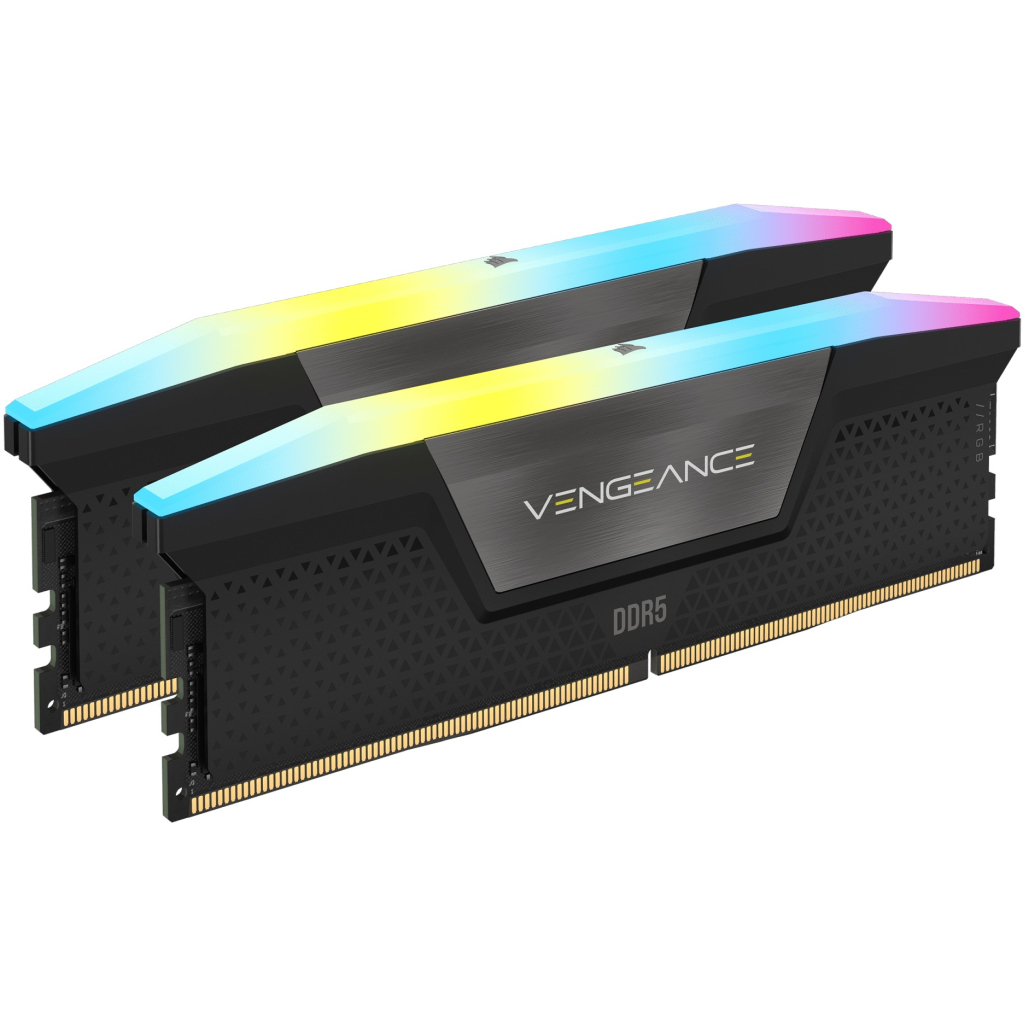 Модуль пам'яті для комп'ютера DDR5 32GB (2x16GB) 7200 MHz Vengeance RGB Corsair (CMH32GX5M2X7200C34)