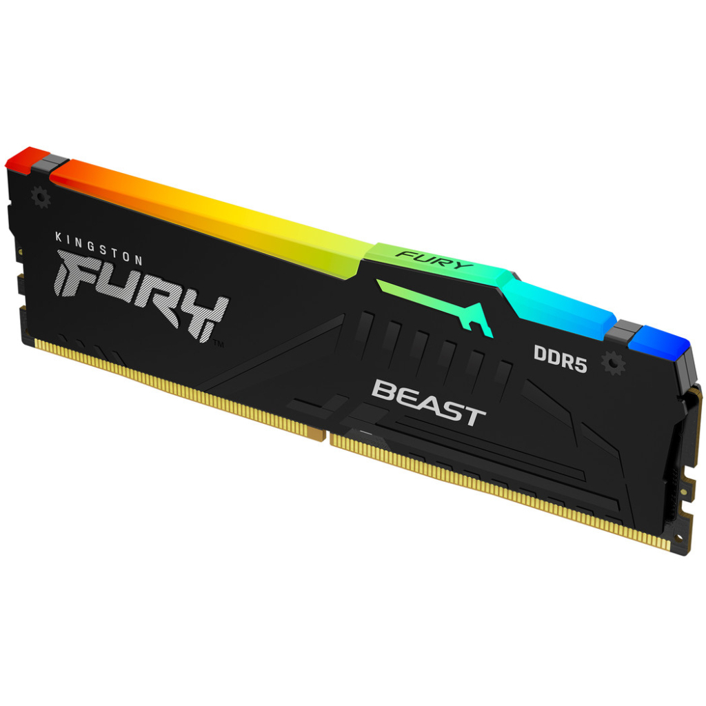 Модуль пам'яті для комп'ютера DDR5 32GB 5200 MHz Beast RGB EXPO Kingston Fury (ex.HyperX) (KF552C36BBEA-32)