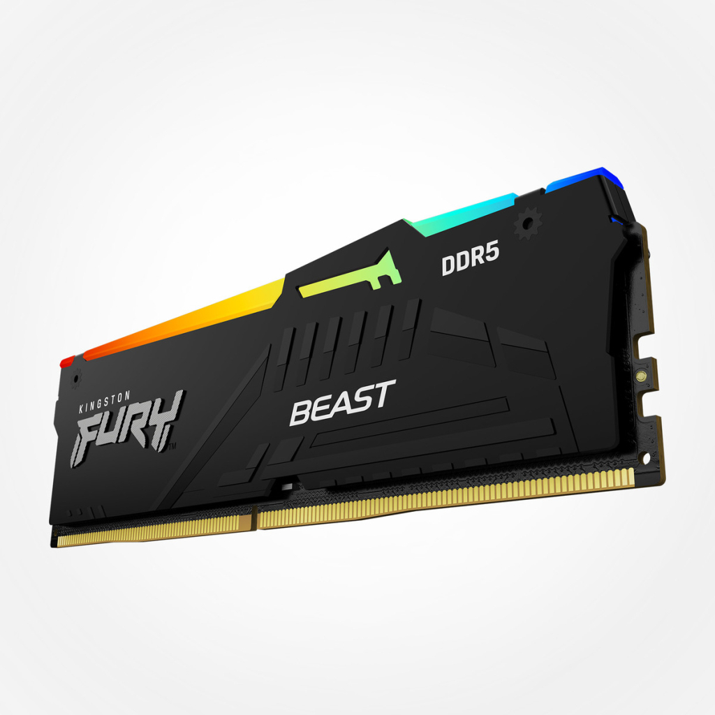 Модуль пам'яті для комп'ютера DDR5 32GB 6000 MHz Beast RGB Kingston Fury (ex.HyperX) (KF560C40BBA-32)