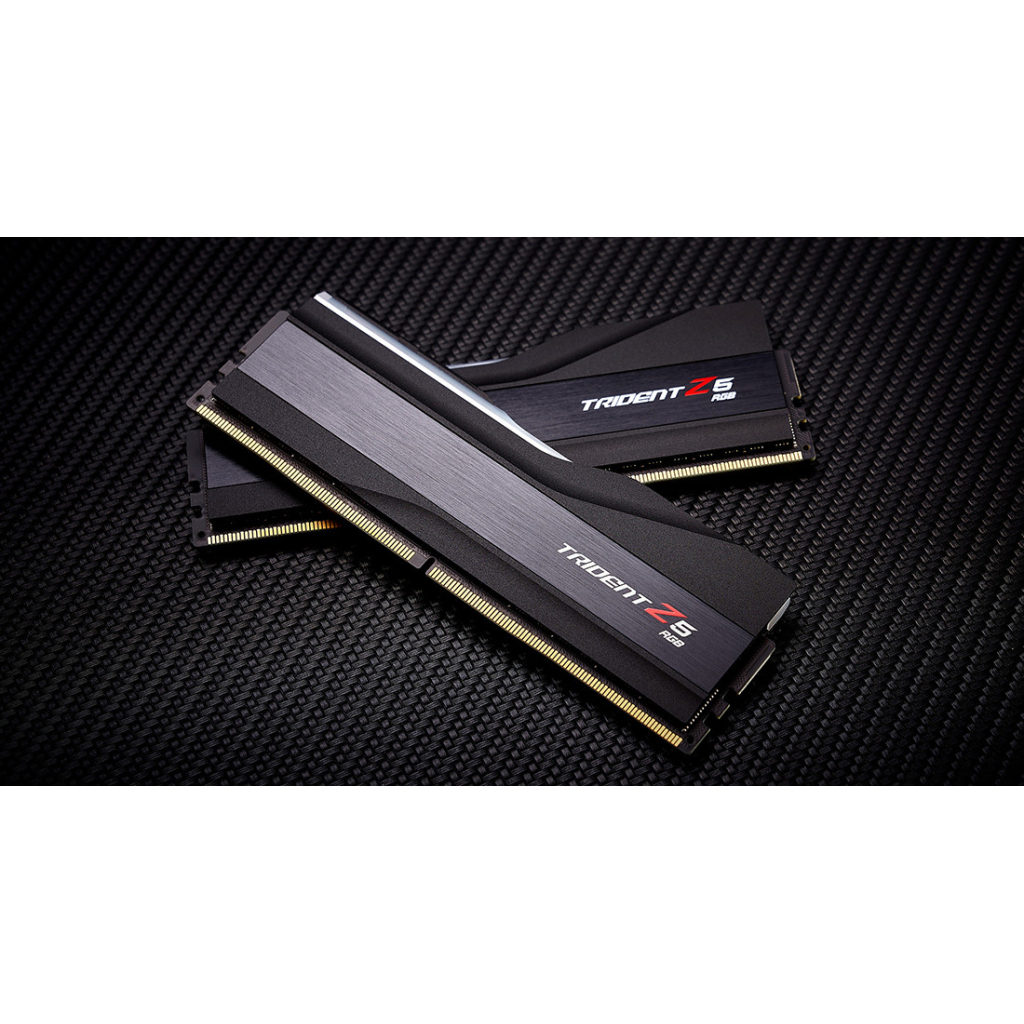 Модуль пам'яті для комп'ютера DDR5 48GB (2x24GB) 8000 MHz Trident Z5 RGB Black G.Skill (F5-8000J4048F24GX2-TZ5RK)