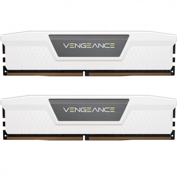 Модуль пам'яті для комп'ютера DDR5 64GB (2x32GB) 5600 MHz Vengeance White Corsair (CMK64GX5M2B5600C40W)