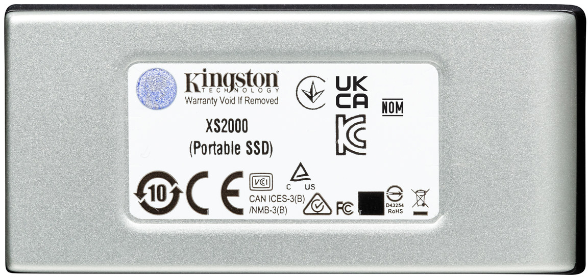 SSD накопичувач Kingston XS2000 2TB USB 3.2 Type-C (SXS2000/2000G)