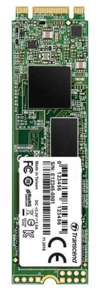 SSD накопичувач Transcend MTS830S 128GB M.2 SATA SATA III TLC (TS128GMTS830S)