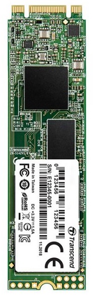 SSD накопичувач TTranscend MTS830S 256GB M.2 SATA SATA III TLC (TS256GMTS830S)