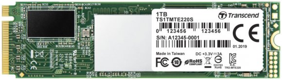 SSD накопичувач Transcend MTE220S 1TB PCIe 3.0 x4 M.2 TLC (TS1TMTE220S)