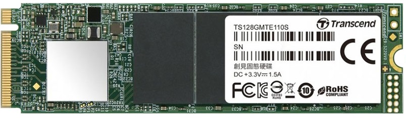 SSD накопичувач Transcend MTE110S 128GB NVMe M.2 3D TLC (TS128GMTE110S)