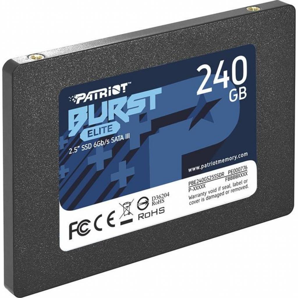 Накопичувач SSD 2.5" 240GB Burst Elite Patriot (PBE240GS25SSDR)