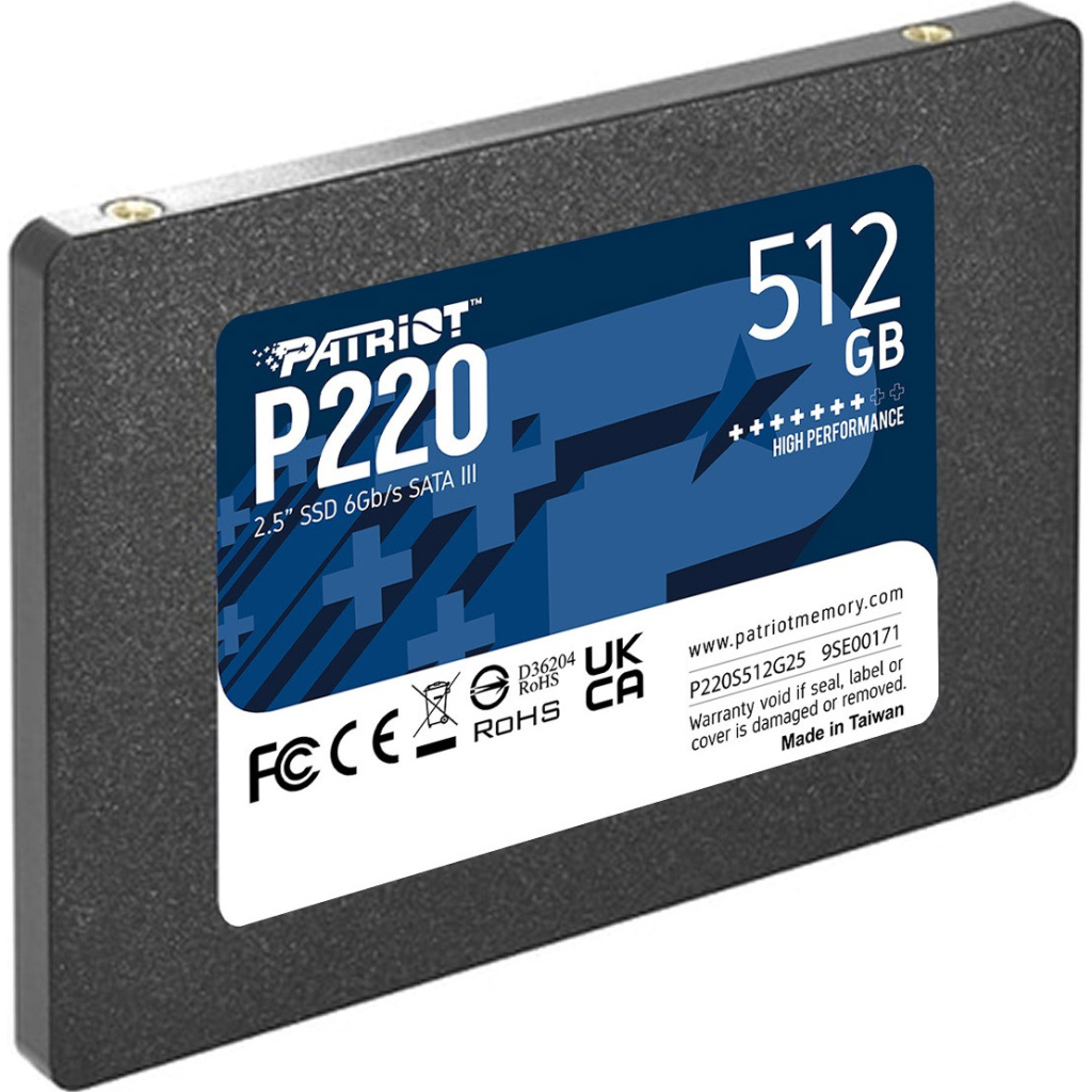Накопичувач SSD 2.5" 512GB Patriot (P220S512G25)