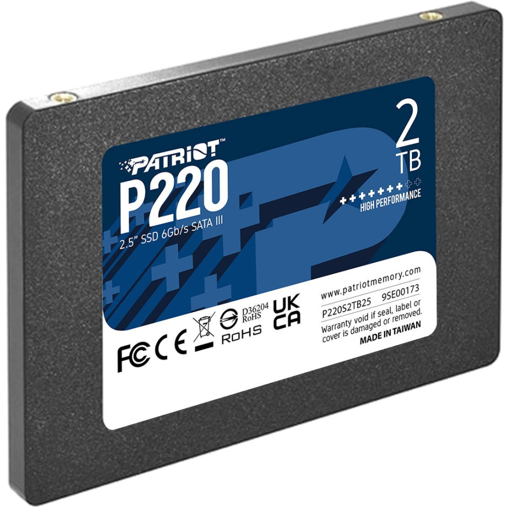 Накопичувач SSD 2.5" 2TB P220 Patriot (P220S2TB25)