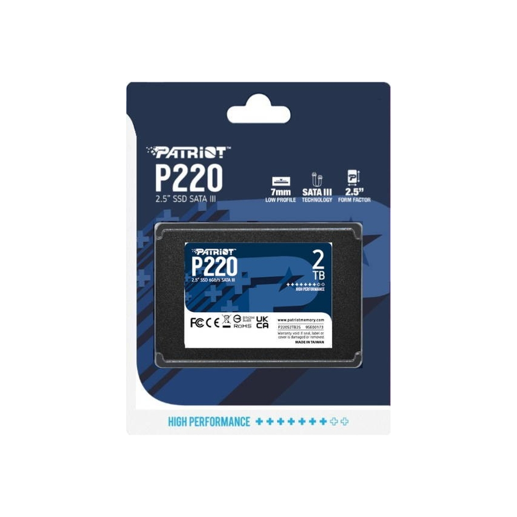 Накопичувач SSD 2.5" 2TB P220 Patriot (P220S2TB25)