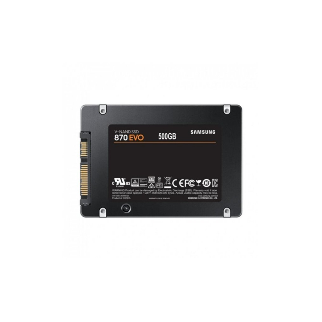 Накопичувач SSD 2.5" 500GB 870 EVO Samsung (MZ-77E500B/EU)