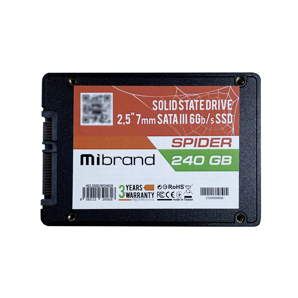 Накопичувач SSD 2.5" 240GB Mibrand (MI2.5SSD/SP240GBST)