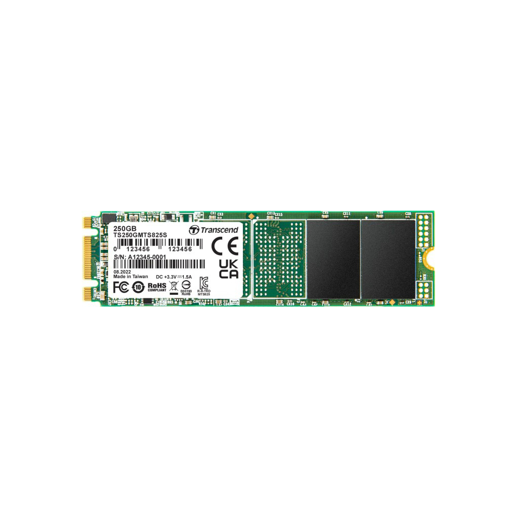 Накопичувач SSD M.2 2280 250GB Transcend (TS250GMTS825S)