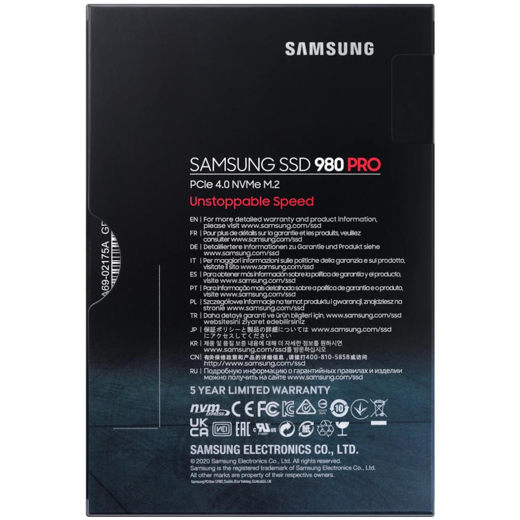 Накопичувач SSD M.2 2280 500GB Samsung (MZ-V8P500BW)