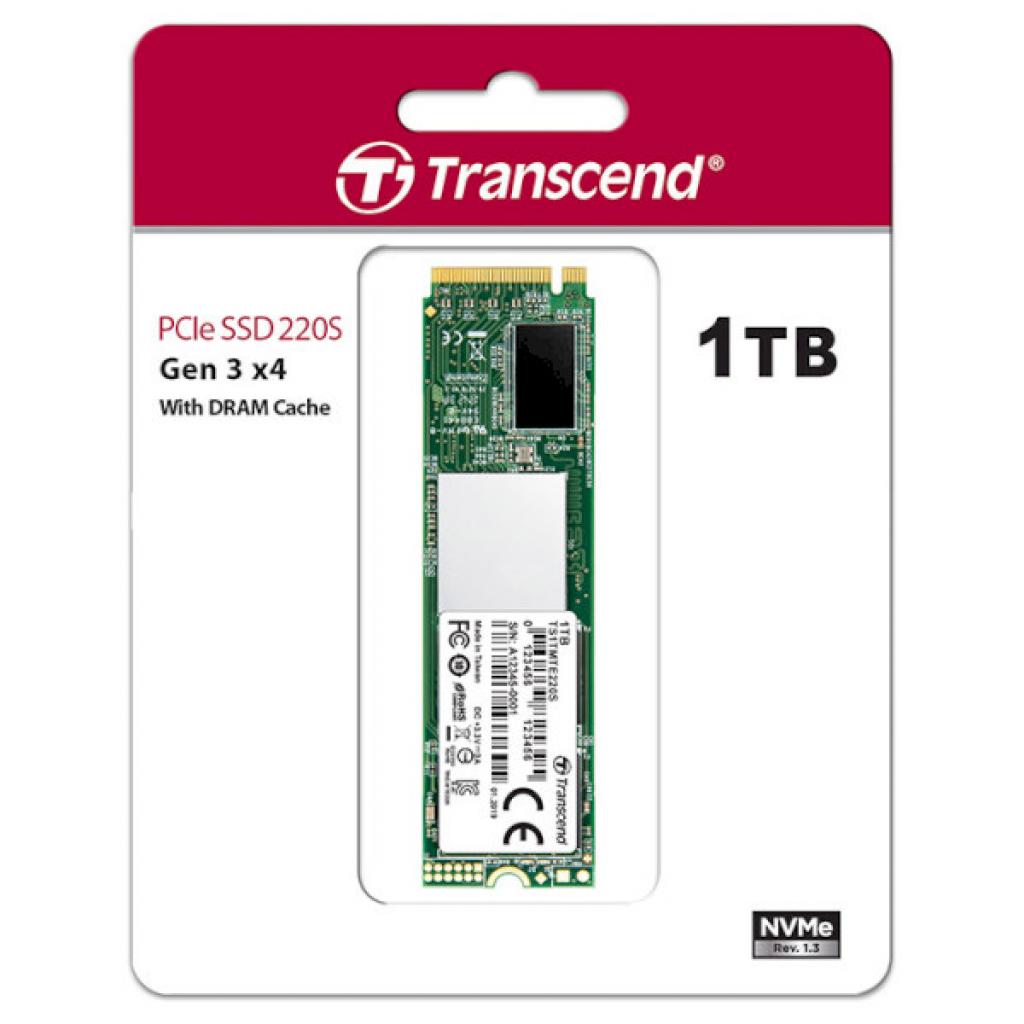 Накопичувач SSD M.2 2280 1TB Transcend (TS1TMTE220S)