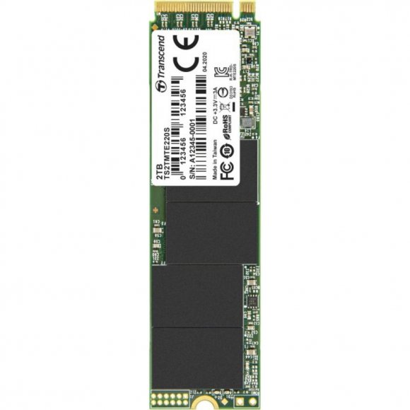 Накопичувач SSD M.2 2280 2TB Transcend (TS2TMTE220S)