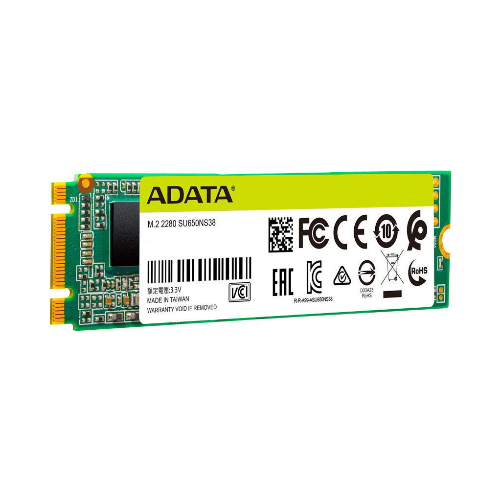 Накопичувач SSD M.2 2280 1TB ADATA (ASU650NS38-1TT-C)