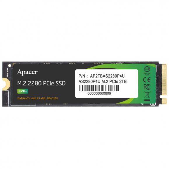 Накопичувач SSD M.2 2280 2TB Apacer (AP2TBAS2280P4U-1)