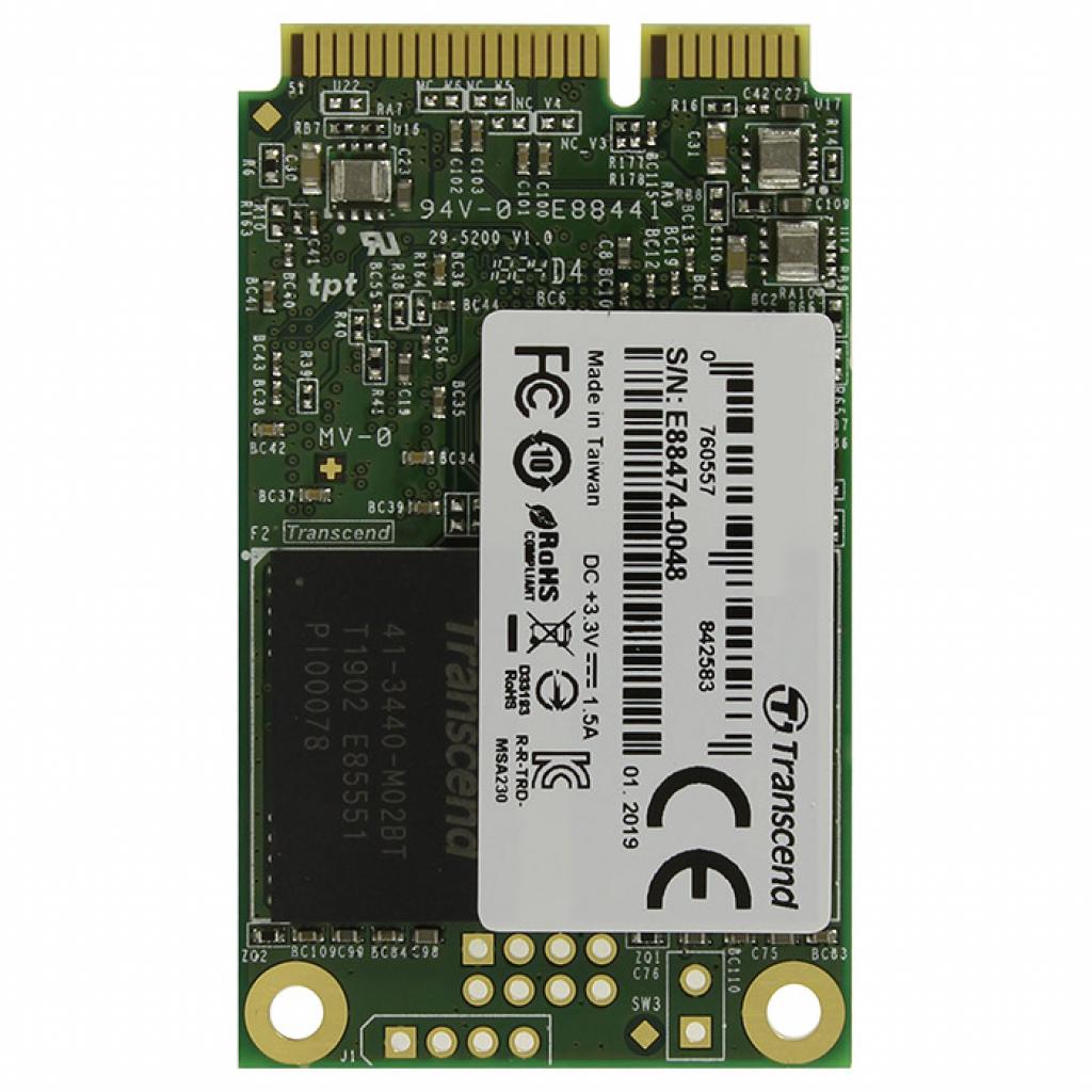 Накопичувач SSD mSATA 64GB Transcend (TS64GMSA230S)