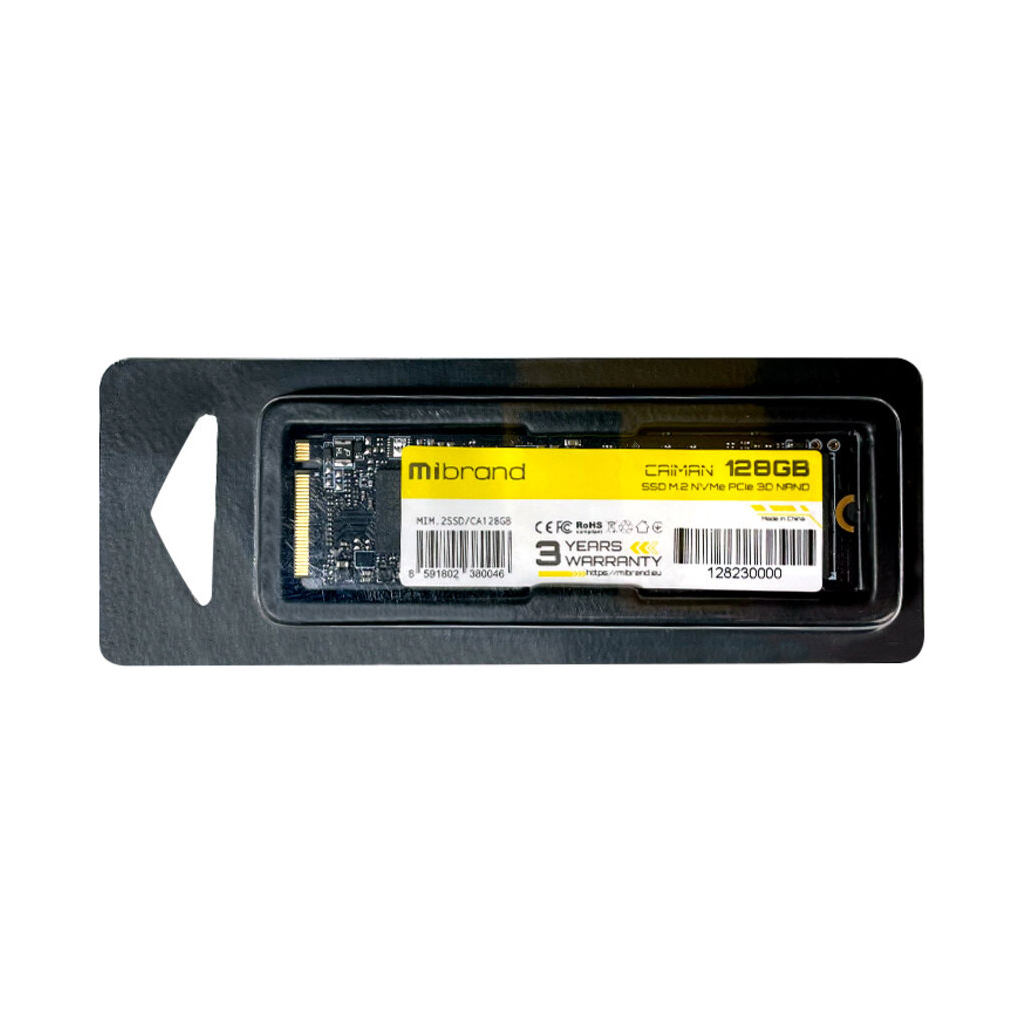 Накопичувач SSD M.2 2280 128GB Mibrand (MIM.2SSD/CA128GB)