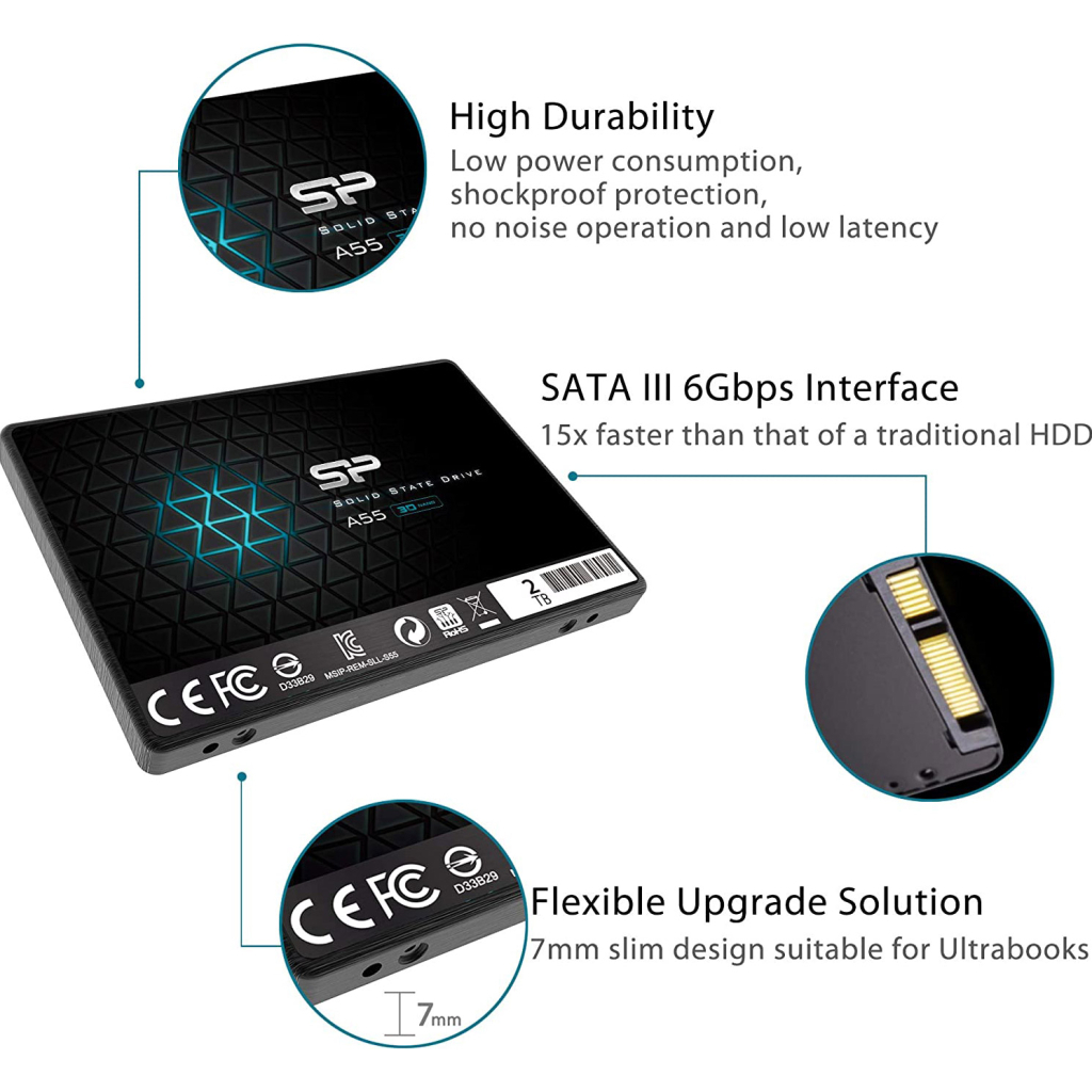 Накопичувач SSD 2.5" 2TB Silicon Power (SP002TBSS3A55S25)