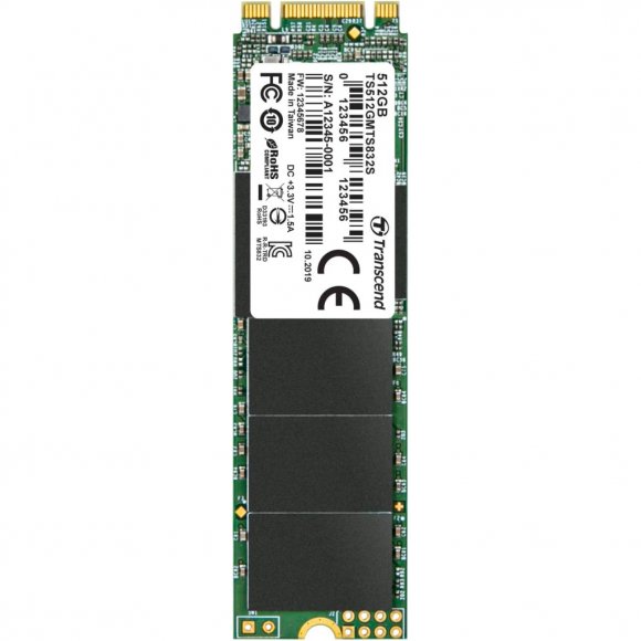 Накопичувач SSD M.2 2280 512GB Transcend (TS512GMTS832S)