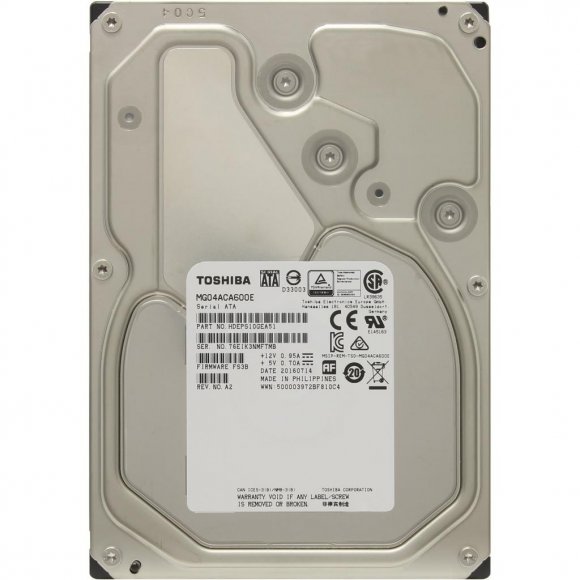 Жорсткий диск 3.5" 6TB Toshiba (MG04ACA600E)