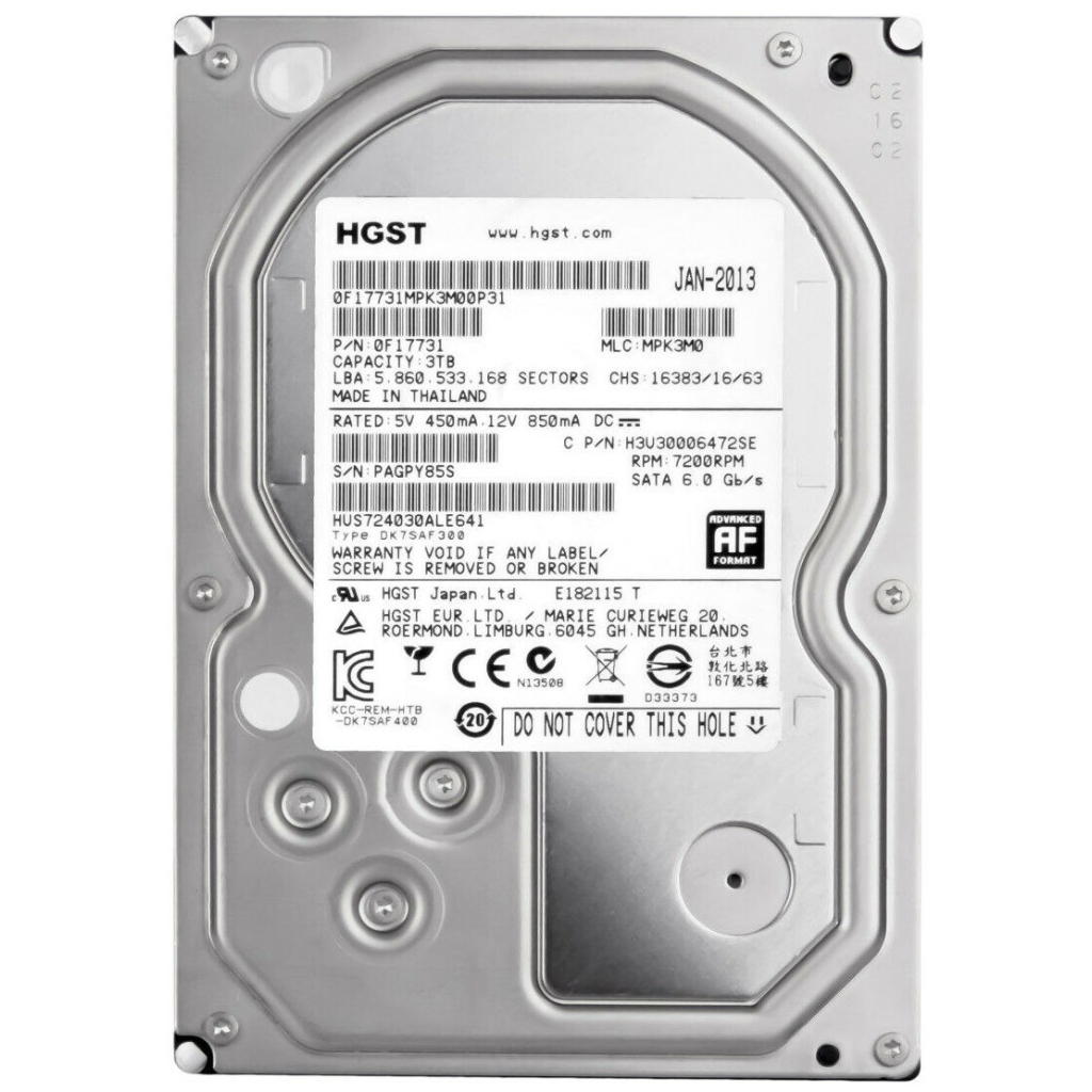 Жорсткий диск 3.5" 2TB WDC Hitachi HGST (# HUA723020ALA640 #)