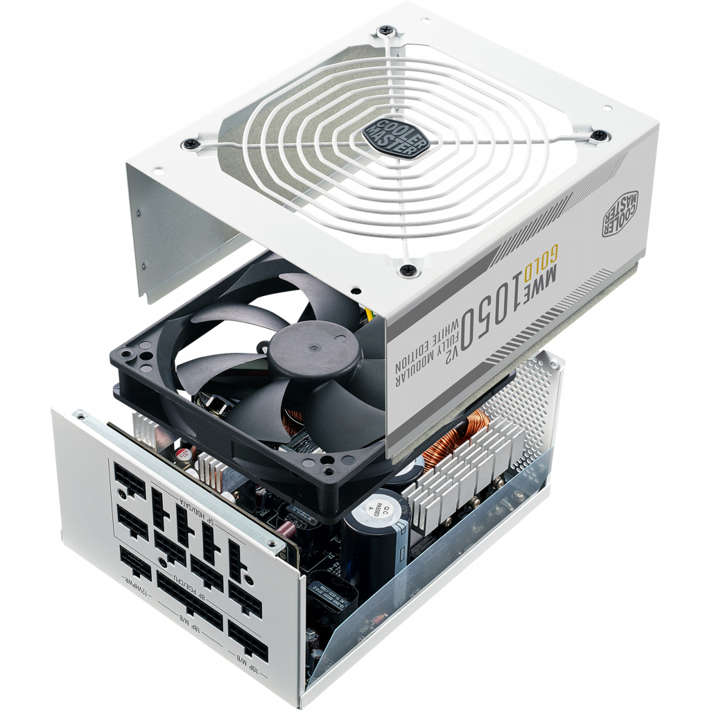 Блок живлення CoolerMaster 1050W MWE Gold 1050 - V2 ATX 3.0 White Version (MPE-A501-AFCAG-3GEU)