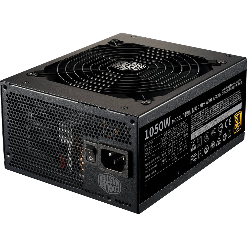 Блок живлення CoolerMaster 1050W MWE Gold 1050 - V2 (MPE-A501-AFCAG-3EU)