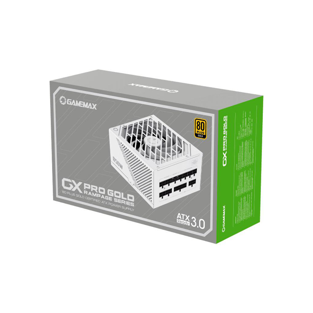 Блок живлення Gamemax 850W (GX-850 PRO WT (ATX3.0 PCIe5.0))