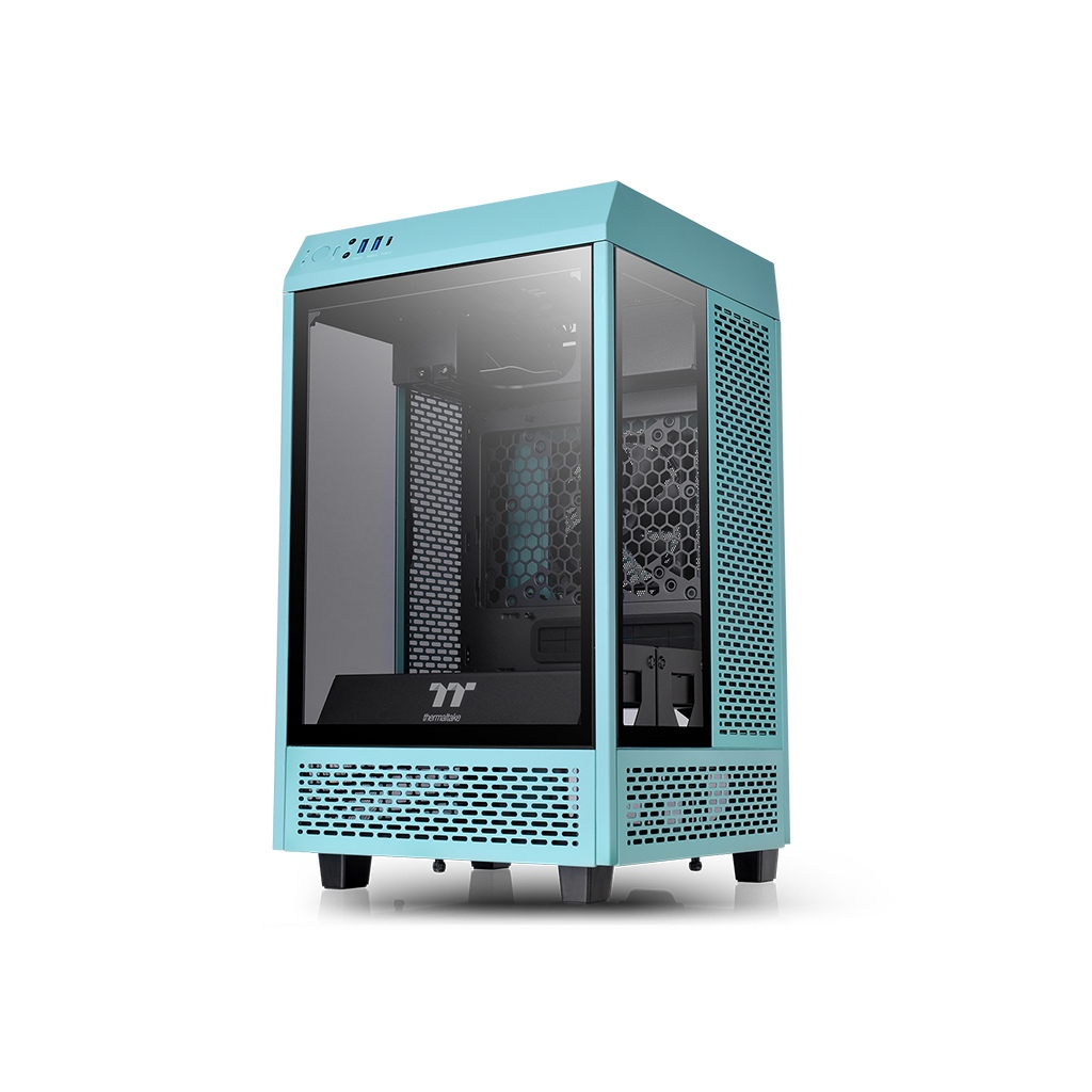 Корпус ThermalTake The Tower 100 Turquoise Window (CA-1R3-00SBWN-00)