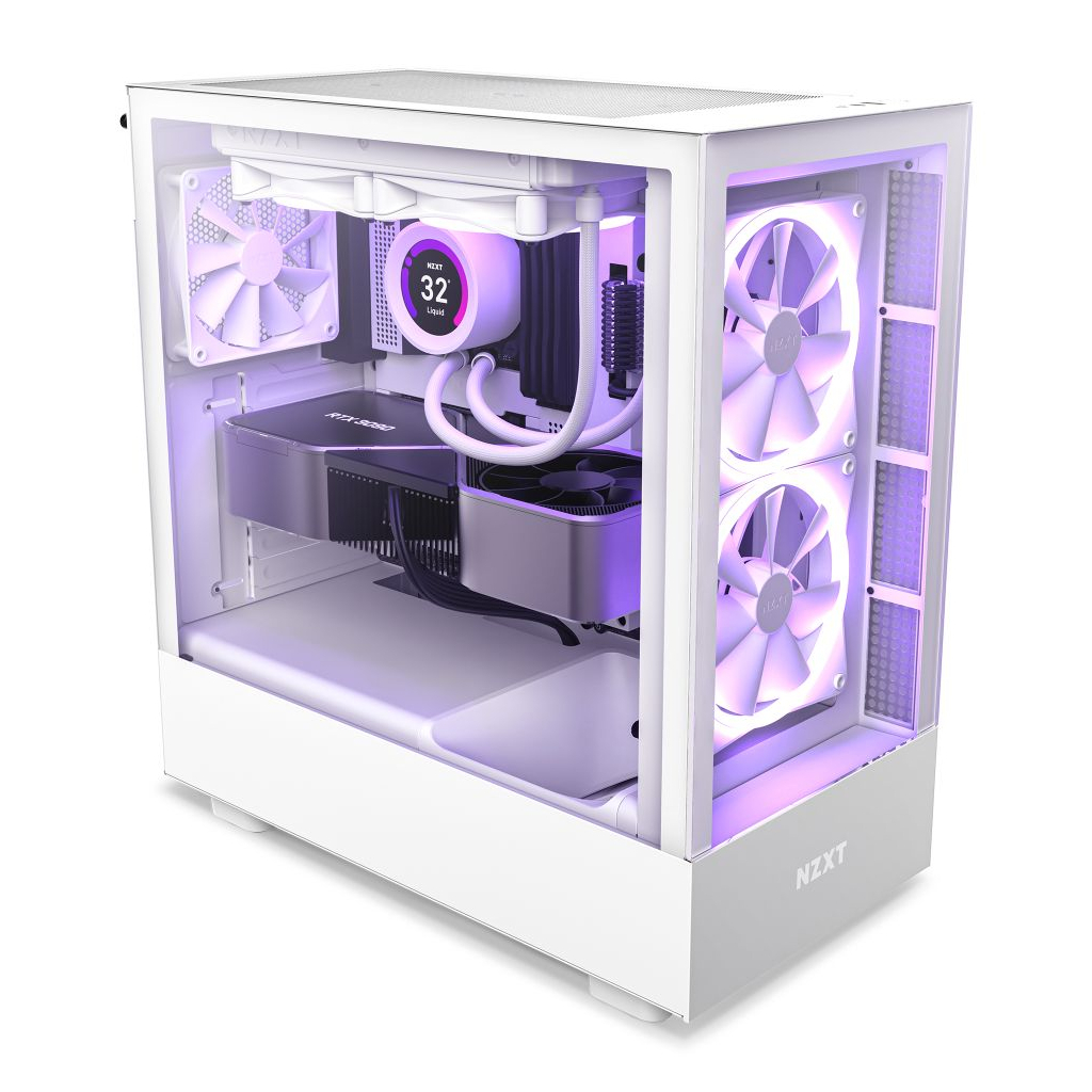 Корпус NZXT H5 Elite Edition White (CC-H51EW-01)