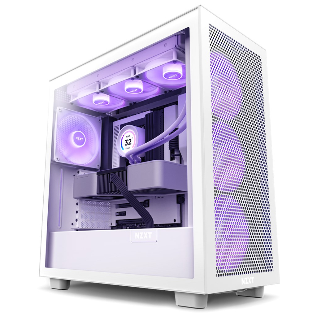 Корпус NZXT H7 Flow RGB 2023 Edition (CM-H71FW-R1)