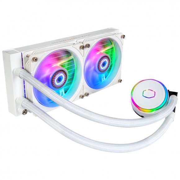 Система водяного охолодження CoolerMaster MasterLiquid PL240 Flux White Edition (MLY-D24M-A23PZ-RW)