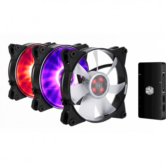 Кулер до корпусу CoolerMaster MASTERFAN PRO 120 Air Flow RGB (MFY-F2DC-113PC-R1)