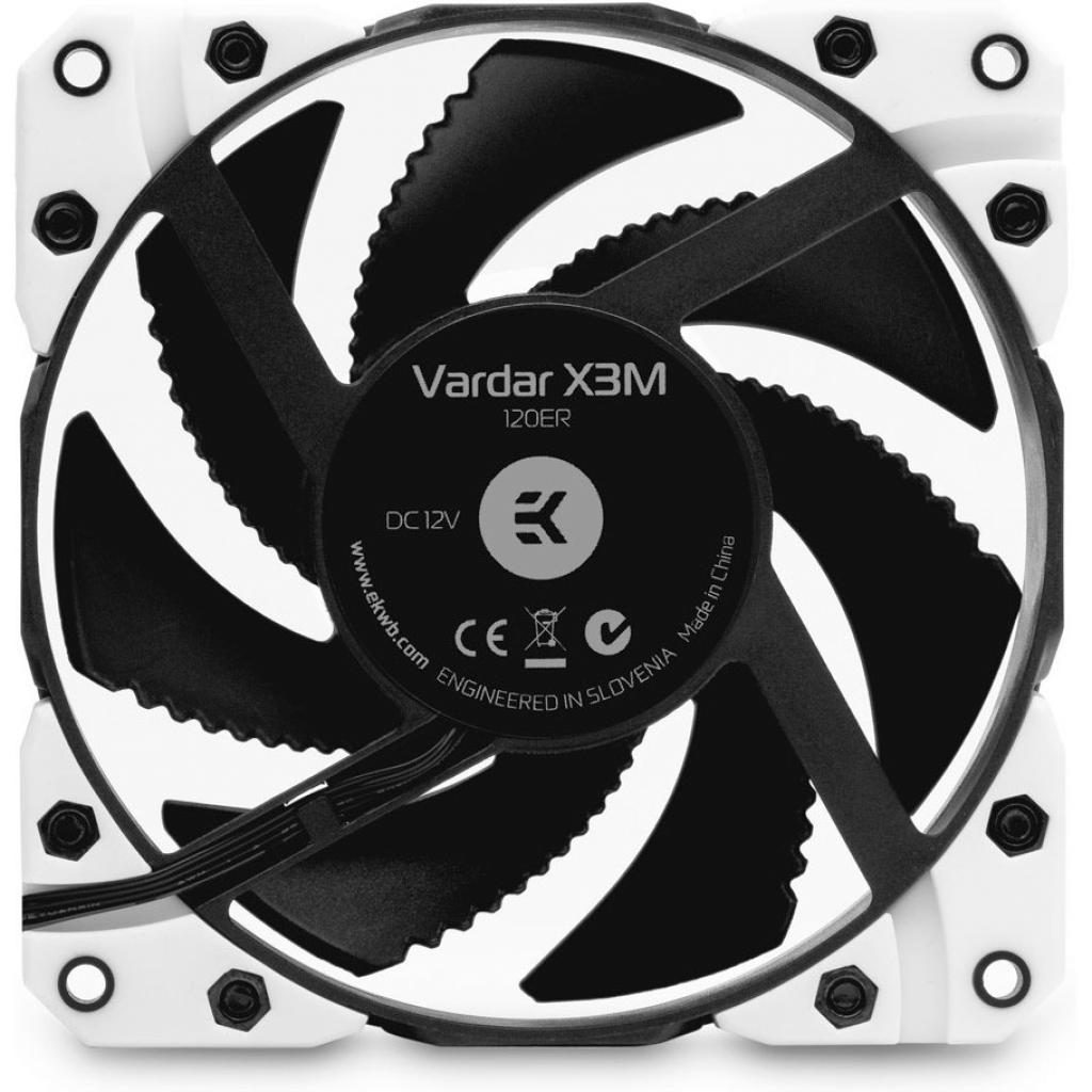 Кулер до корпусу Ekwb EK-Vardar X3M 120ER (500-2200 rpm) - White (3830046996916)